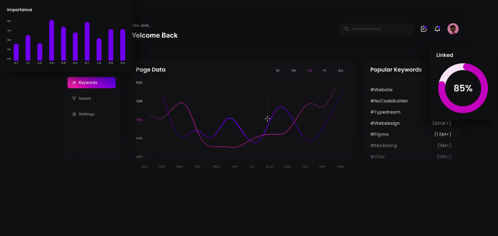 analytics dashboard illustration